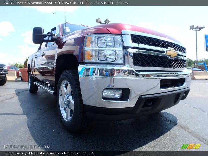 Deep Ruby Metallic / Ebony 2013 Chevrolet Silverado 2500HD LT Crew Cab 4x4
