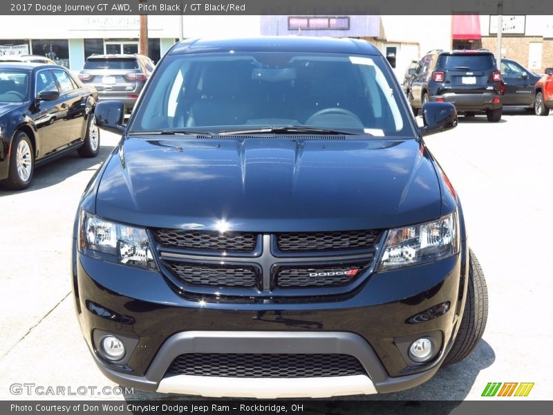 Pitch Black / GT Black/Red 2017 Dodge Journey GT AWD