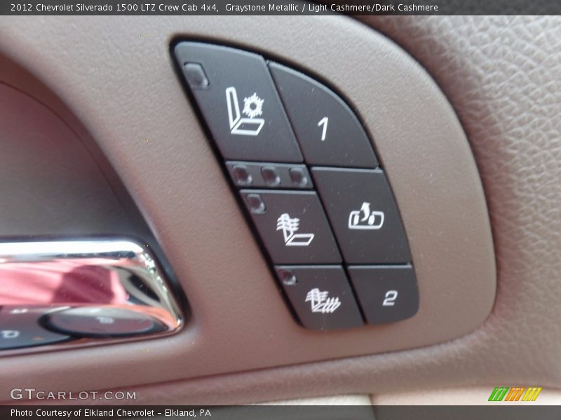 Graystone Metallic / Light Cashmere/Dark Cashmere 2012 Chevrolet Silverado 1500 LTZ Crew Cab 4x4