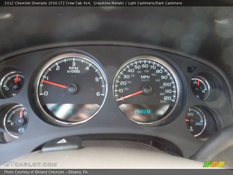 Graystone Metallic / Light Cashmere/Dark Cashmere 2012 Chevrolet Silverado 1500 LTZ Crew Cab 4x4