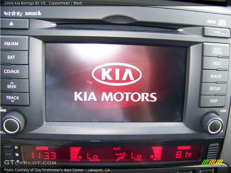 Copperhead / Black 2009 Kia Borrego EX V8