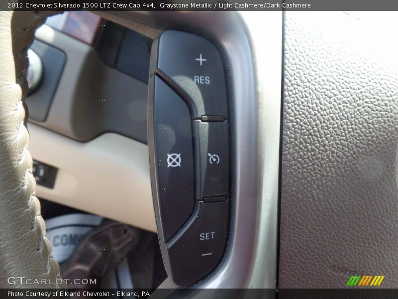 Graystone Metallic / Light Cashmere/Dark Cashmere 2012 Chevrolet Silverado 1500 LTZ Crew Cab 4x4