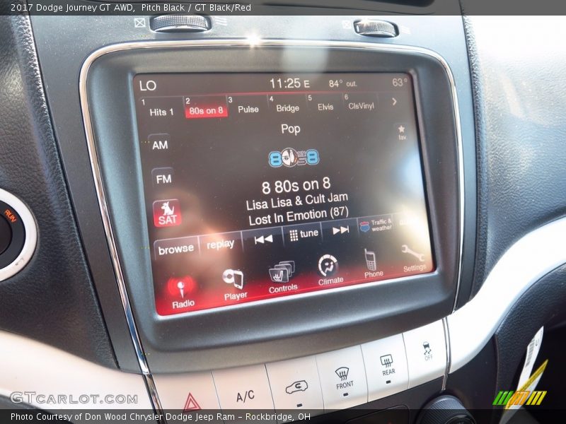 Pitch Black / GT Black/Red 2017 Dodge Journey GT AWD