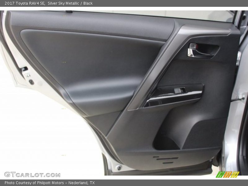 Silver Sky Metallic / Black 2017 Toyota RAV4 SE