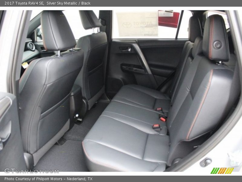 Silver Sky Metallic / Black 2017 Toyota RAV4 SE