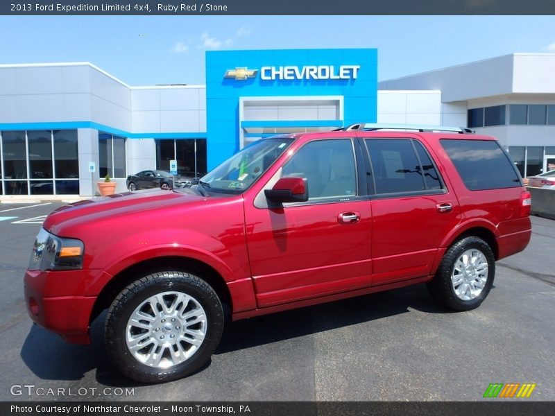 Ruby Red / Stone 2013 Ford Expedition Limited 4x4