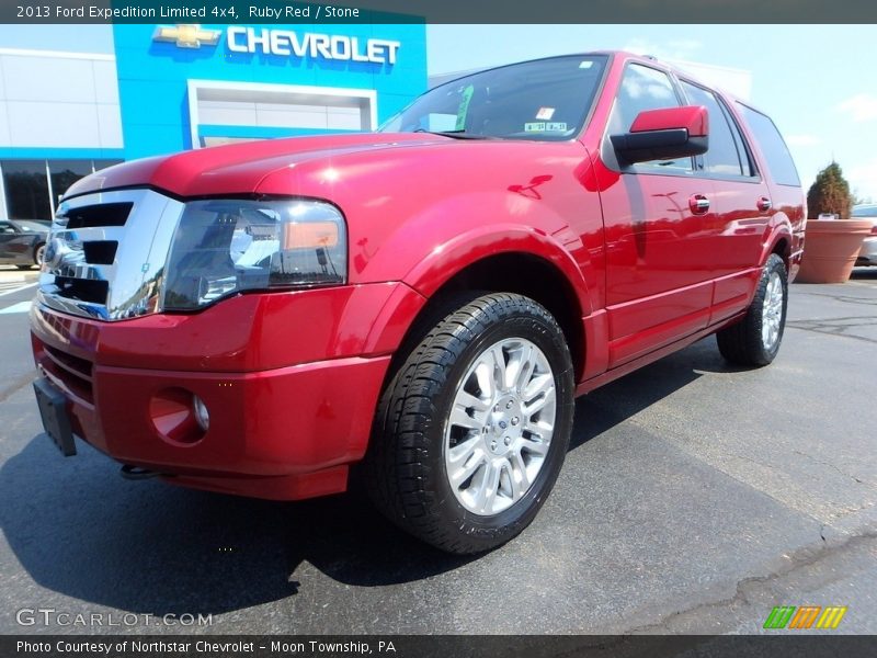 Ruby Red / Stone 2013 Ford Expedition Limited 4x4