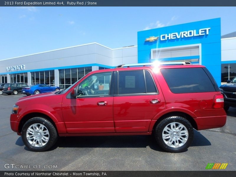 Ruby Red / Stone 2013 Ford Expedition Limited 4x4