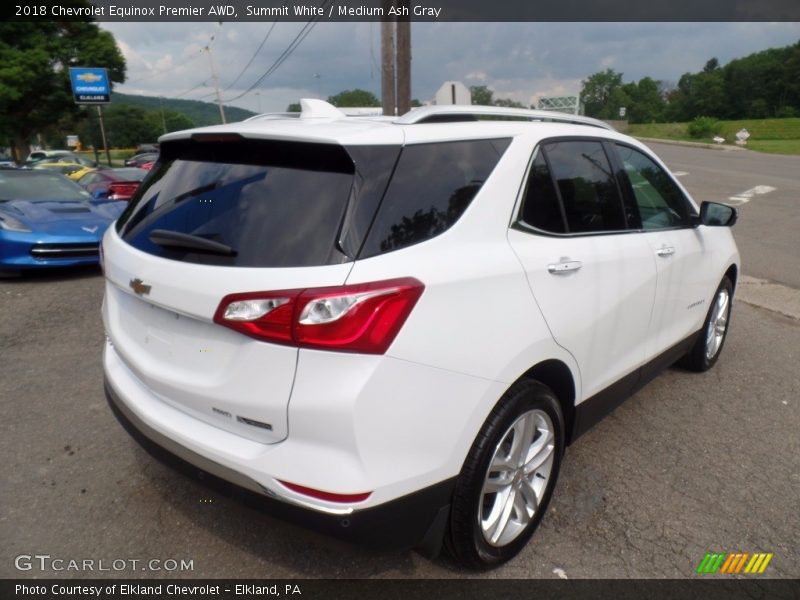 Summit White / Medium Ash Gray 2018 Chevrolet Equinox Premier AWD