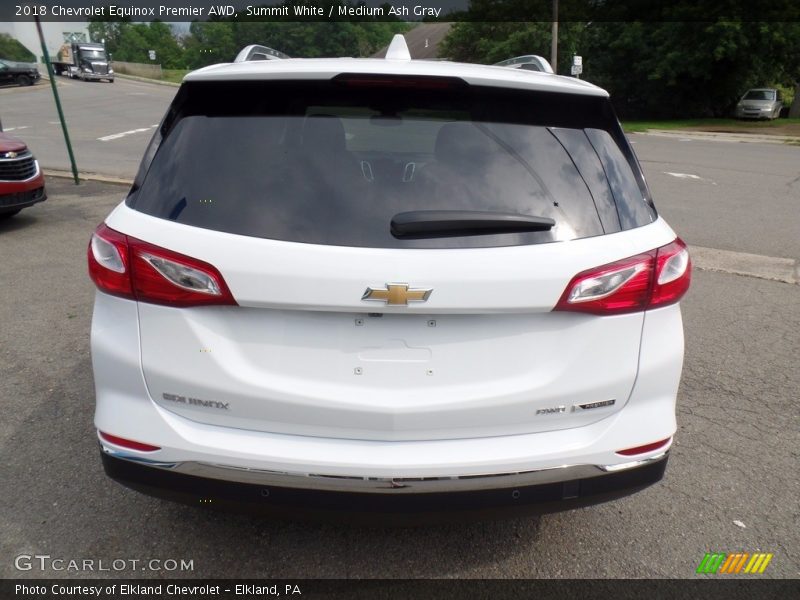 Summit White / Medium Ash Gray 2018 Chevrolet Equinox Premier AWD