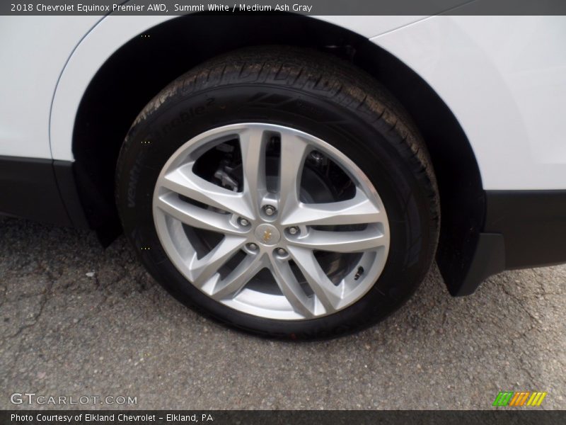 Summit White / Medium Ash Gray 2018 Chevrolet Equinox Premier AWD