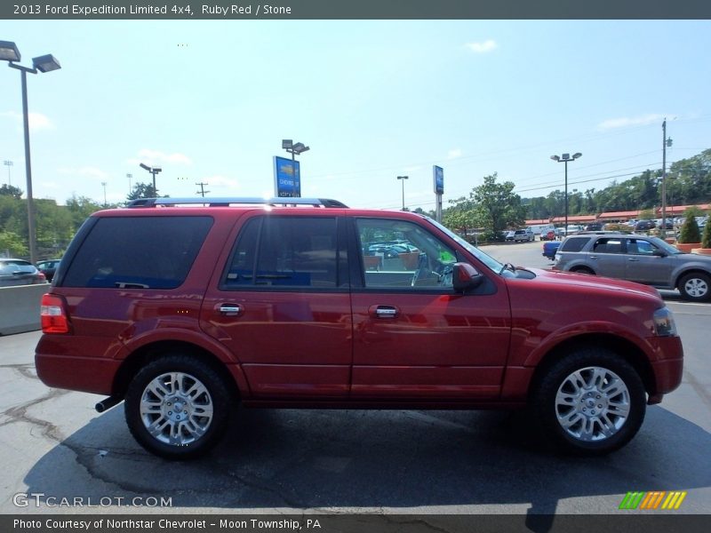 Ruby Red / Stone 2013 Ford Expedition Limited 4x4