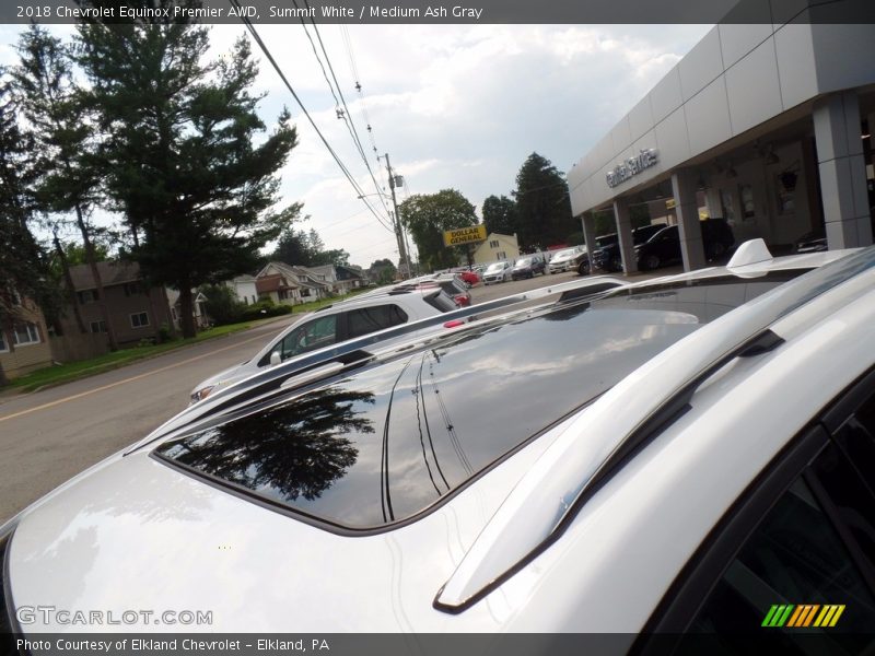 Summit White / Medium Ash Gray 2018 Chevrolet Equinox Premier AWD