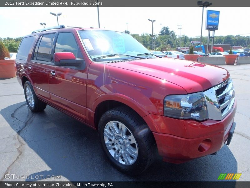 Ruby Red / Stone 2013 Ford Expedition Limited 4x4