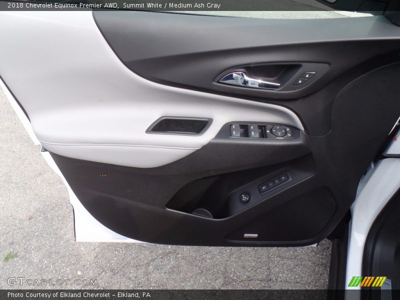 Summit White / Medium Ash Gray 2018 Chevrolet Equinox Premier AWD