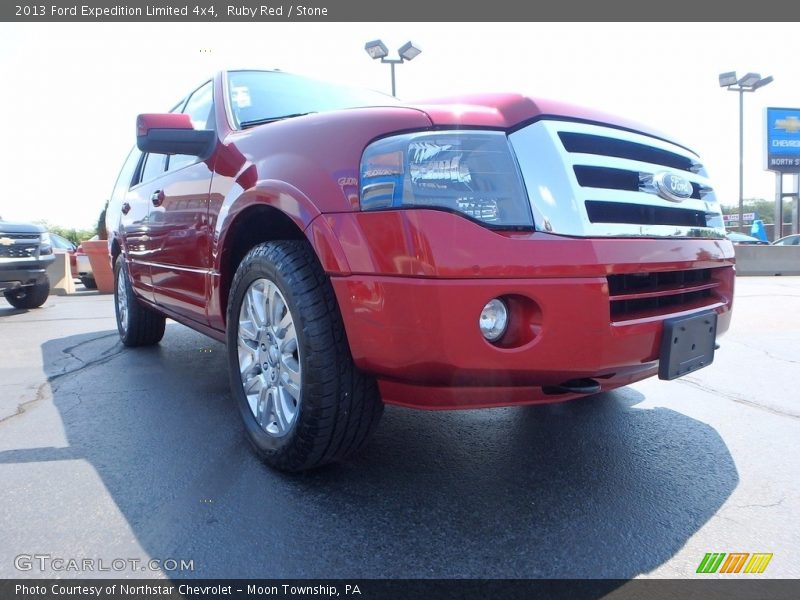 Ruby Red / Stone 2013 Ford Expedition Limited 4x4