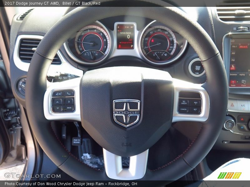 Billet / GT Black/Red 2017 Dodge Journey GT AWD
