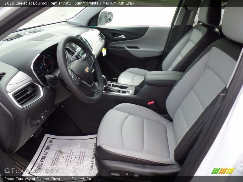 Summit White / Medium Ash Gray 2018 Chevrolet Equinox Premier AWD