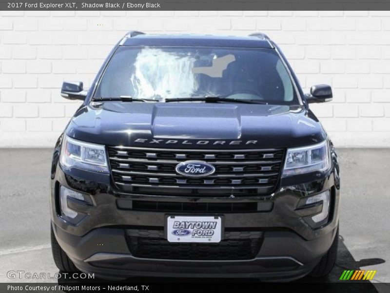 Shadow Black / Ebony Black 2017 Ford Explorer XLT