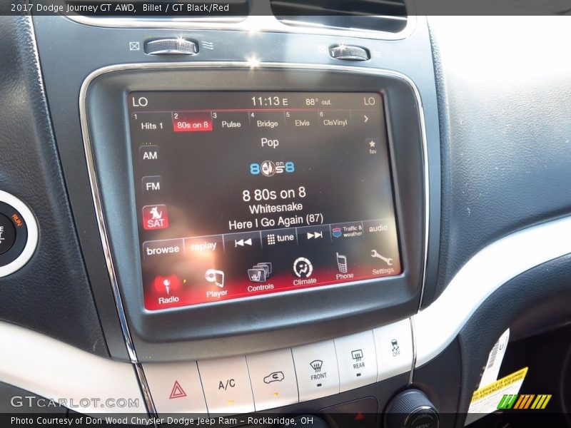 Billet / GT Black/Red 2017 Dodge Journey GT AWD