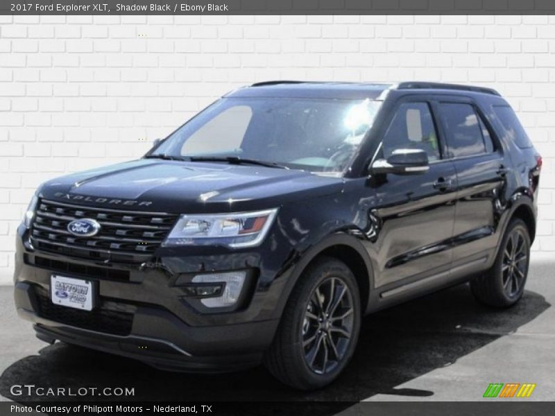 Shadow Black / Ebony Black 2017 Ford Explorer XLT