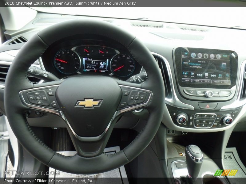 Summit White / Medium Ash Gray 2018 Chevrolet Equinox Premier AWD