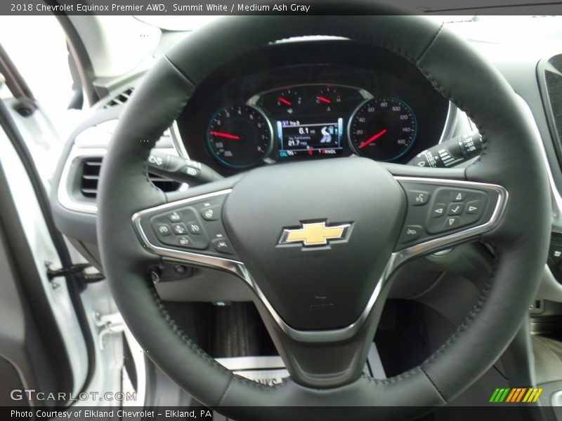 Summit White / Medium Ash Gray 2018 Chevrolet Equinox Premier AWD