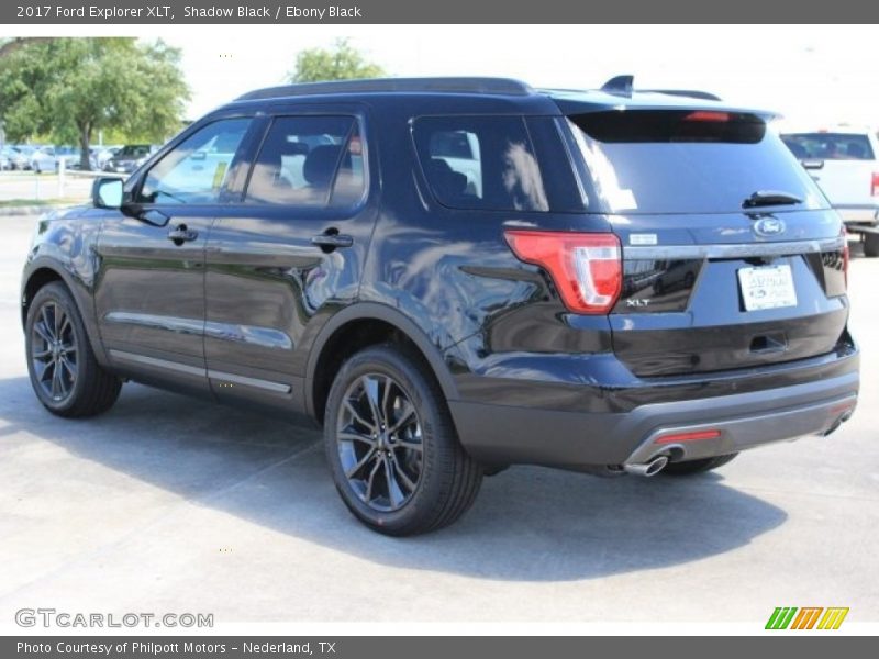 Shadow Black / Ebony Black 2017 Ford Explorer XLT