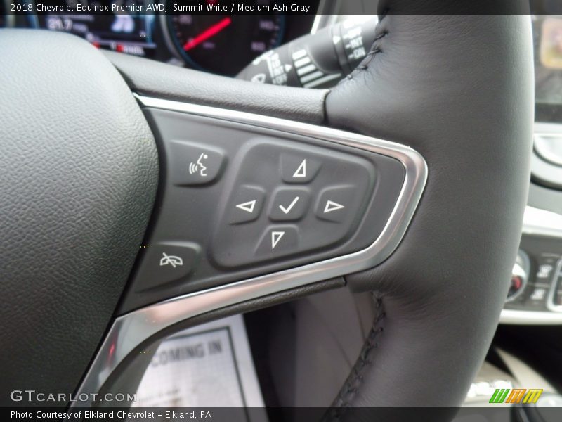 Summit White / Medium Ash Gray 2018 Chevrolet Equinox Premier AWD