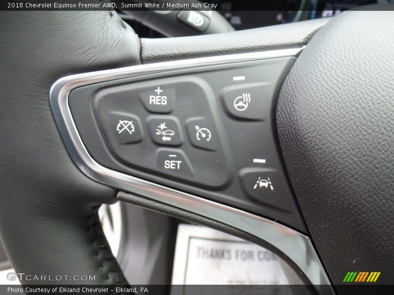 Summit White / Medium Ash Gray 2018 Chevrolet Equinox Premier AWD