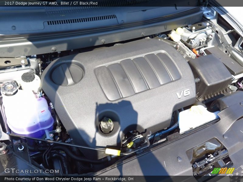 Billet / GT Black/Red 2017 Dodge Journey GT AWD