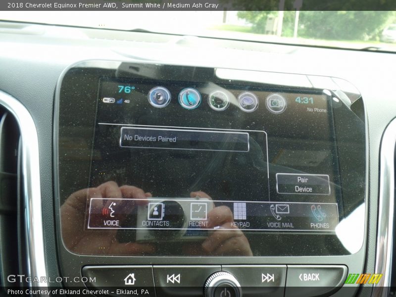 Summit White / Medium Ash Gray 2018 Chevrolet Equinox Premier AWD
