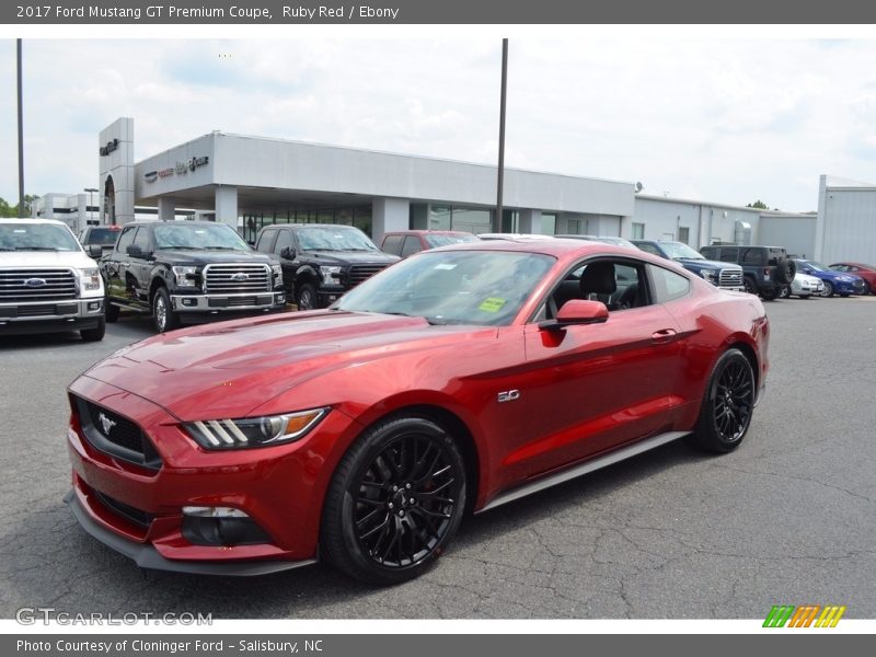 Ruby Red / Ebony 2017 Ford Mustang GT Premium Coupe