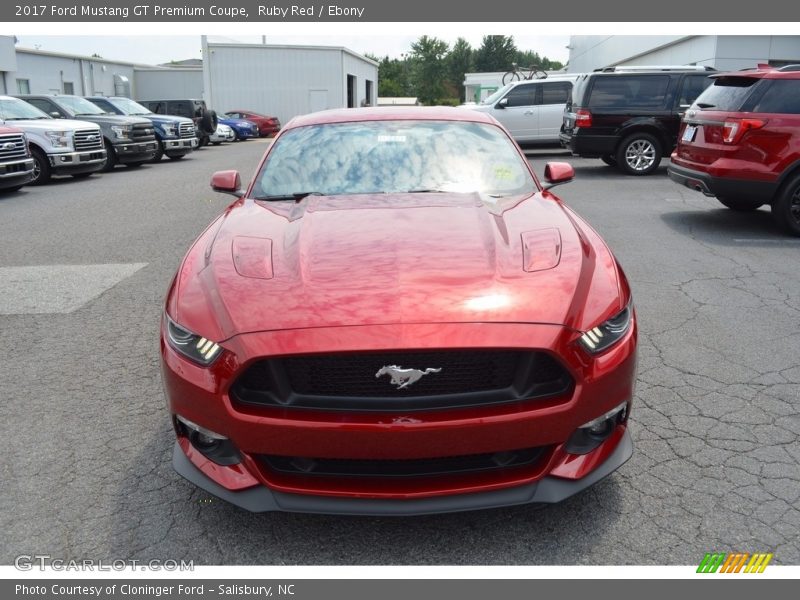 Ruby Red / Ebony 2017 Ford Mustang GT Premium Coupe