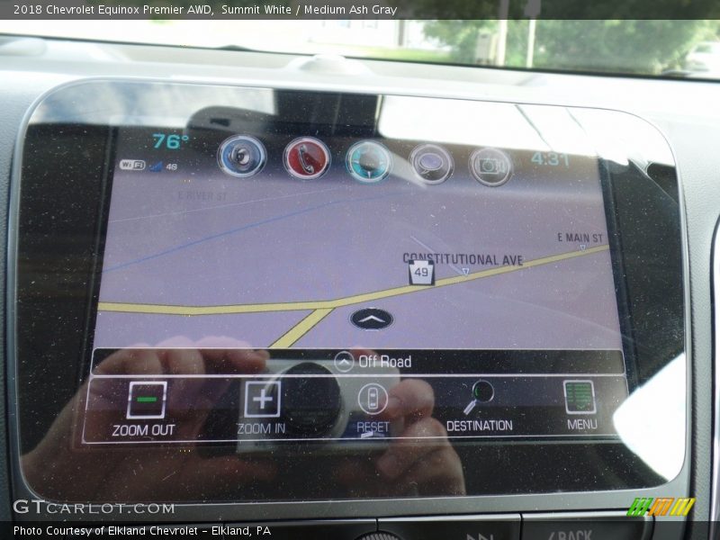 Summit White / Medium Ash Gray 2018 Chevrolet Equinox Premier AWD