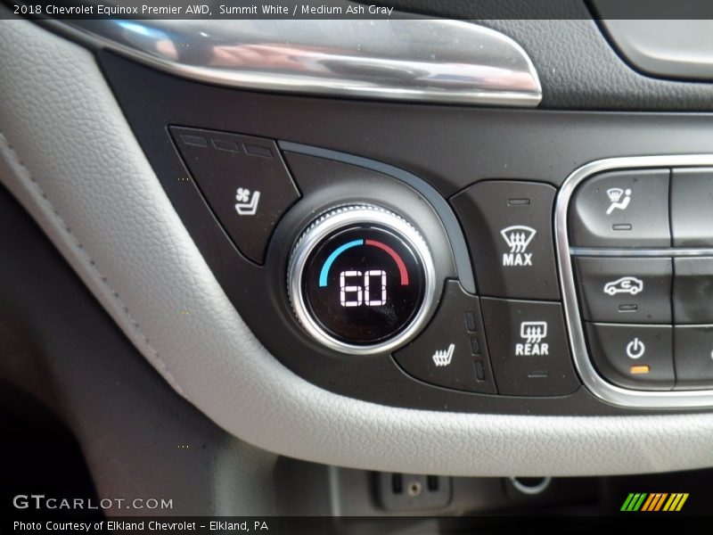 Summit White / Medium Ash Gray 2018 Chevrolet Equinox Premier AWD