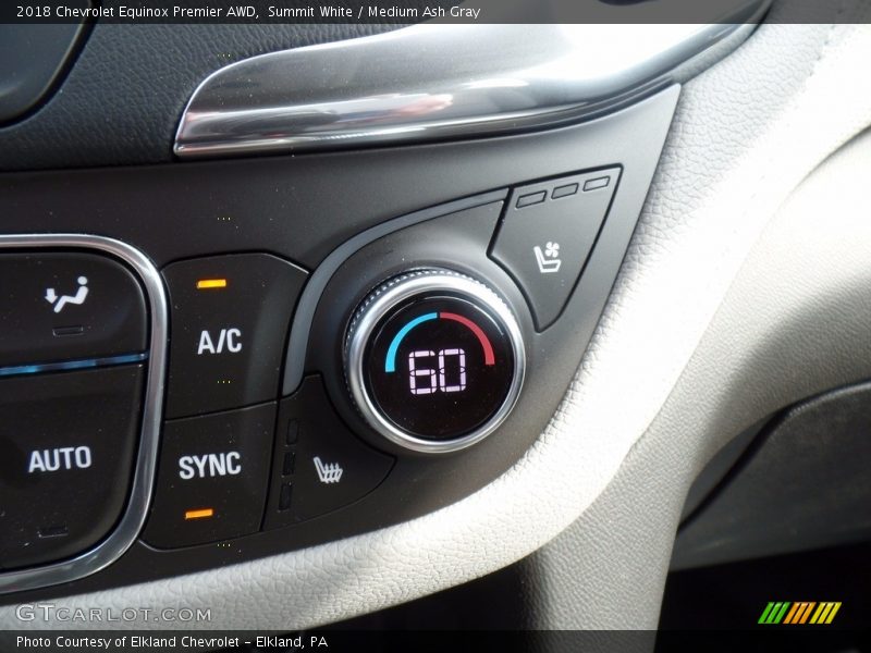 Summit White / Medium Ash Gray 2018 Chevrolet Equinox Premier AWD