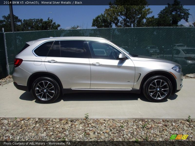 Mineral Silver Metallic / Black 2014 BMW X5 xDrive35i
