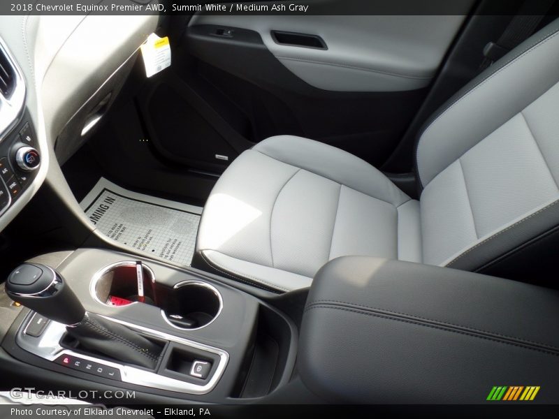 Summit White / Medium Ash Gray 2018 Chevrolet Equinox Premier AWD