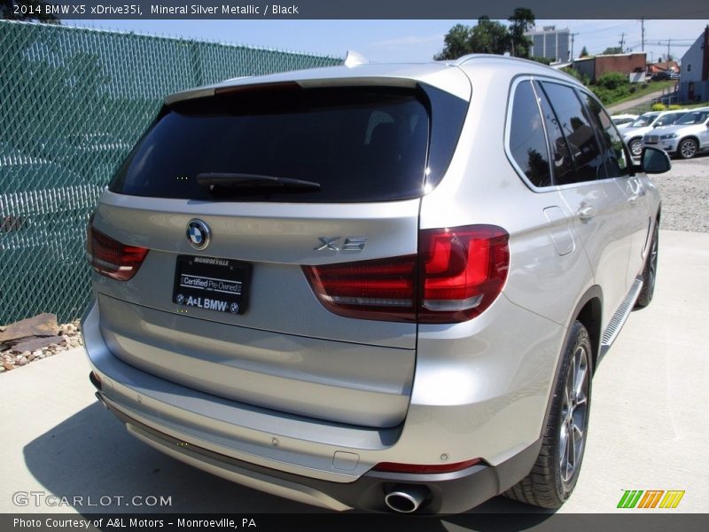 Mineral Silver Metallic / Black 2014 BMW X5 xDrive35i