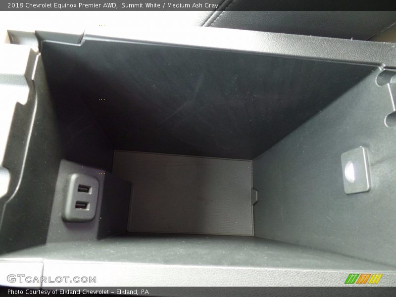 Summit White / Medium Ash Gray 2018 Chevrolet Equinox Premier AWD