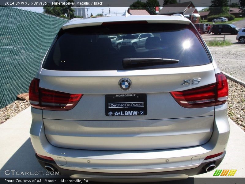 Mineral Silver Metallic / Black 2014 BMW X5 xDrive35i