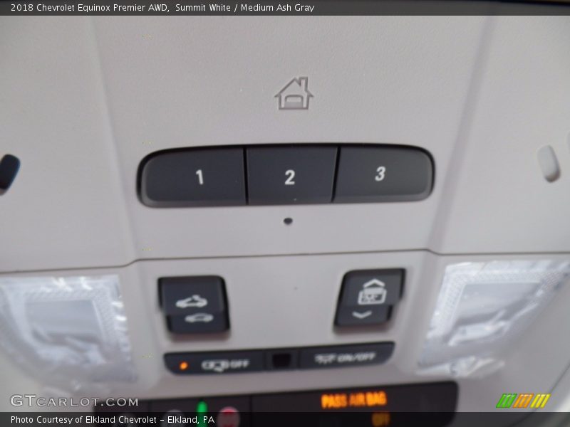 Summit White / Medium Ash Gray 2018 Chevrolet Equinox Premier AWD