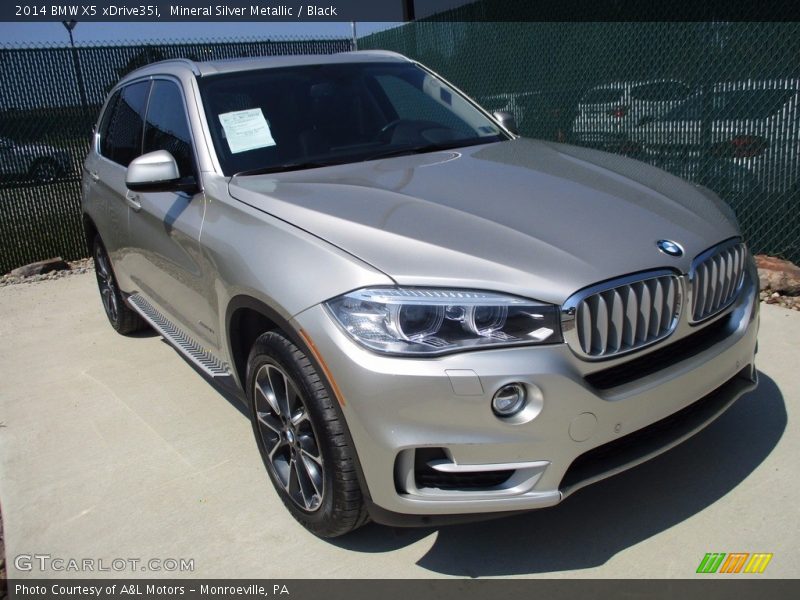 Mineral Silver Metallic / Black 2014 BMW X5 xDrive35i