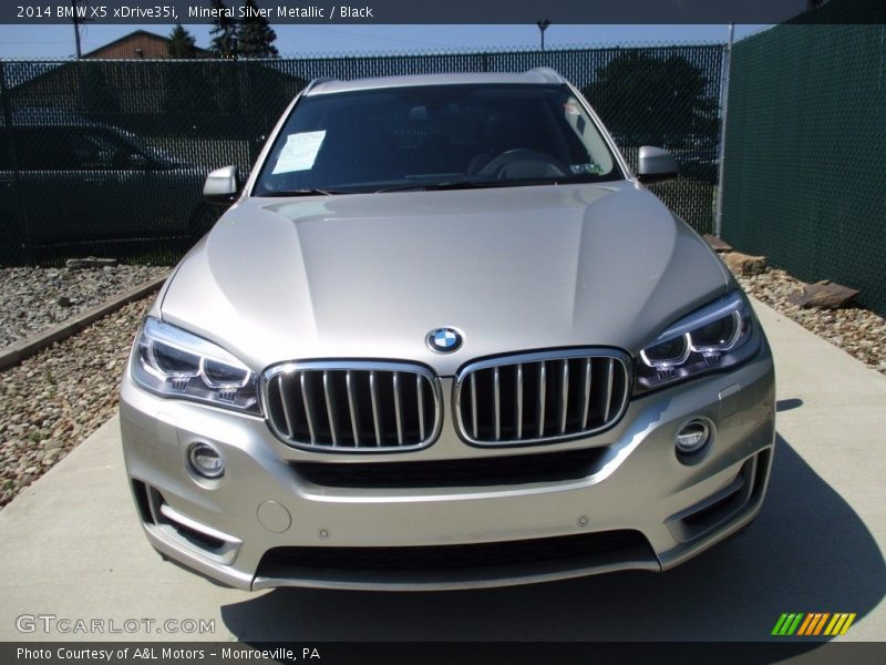 Mineral Silver Metallic / Black 2014 BMW X5 xDrive35i