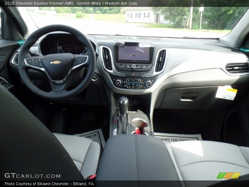Summit White / Medium Ash Gray 2018 Chevrolet Equinox Premier AWD