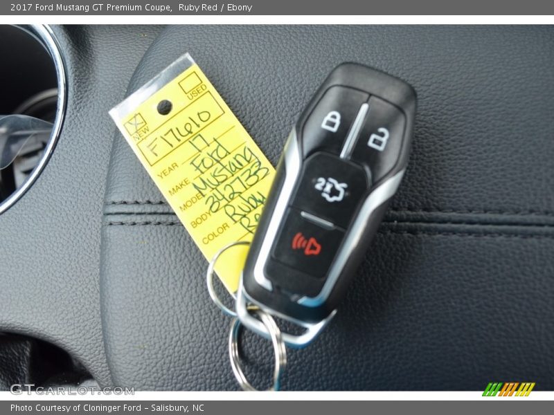 Ruby Red / Ebony 2017 Ford Mustang GT Premium Coupe