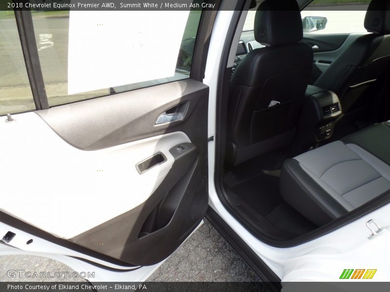 Summit White / Medium Ash Gray 2018 Chevrolet Equinox Premier AWD