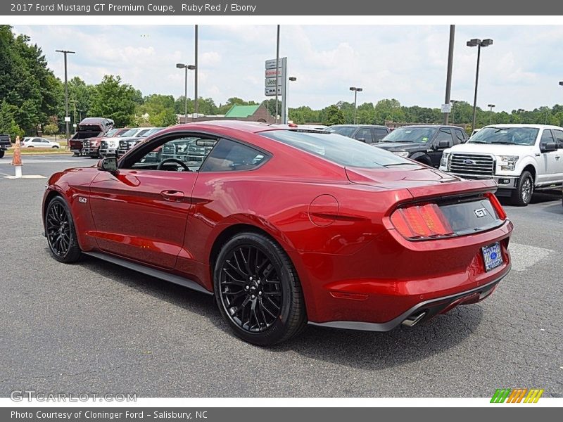 Ruby Red / Ebony 2017 Ford Mustang GT Premium Coupe