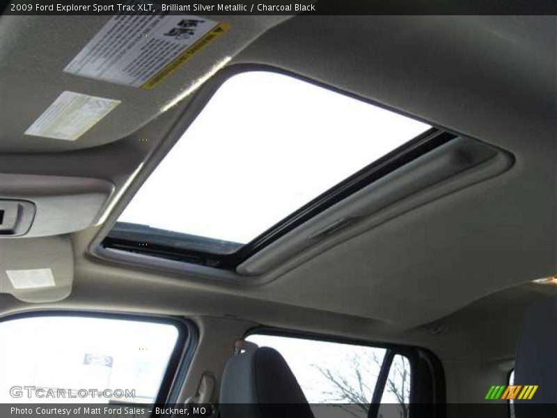 Brilliant Silver Metallic / Charcoal Black 2009 Ford Explorer Sport Trac XLT